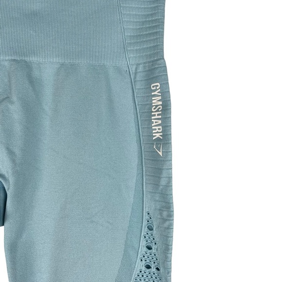 Gymshark Baby Blue Cutout Active Leggings size Small - Picture 5 of 7